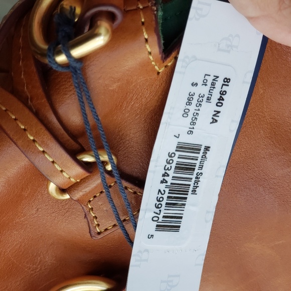 NWT Dooney & Bourke Florentine Satchel Leather Bag - Picture 7 of 8